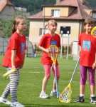 Lakrosové odpoledne pro nejmladší lakrosačky, foto Veronika Brychcínová